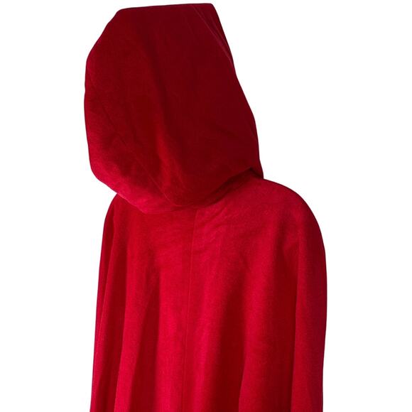Vintage Quality LONG HOODED CAPE Goth Devil Vampire Christmas Halloween Costume - Picture 6 of 6